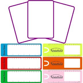 3 PCs Magnifying Sheet Lightweight Page Magnifier for Reading 3X Fresnel Lens with 3 PCs Magnifying Ruler and 3 PCs Magnifying Bookmark for Low Vision & Seniors in Saudi Arabia