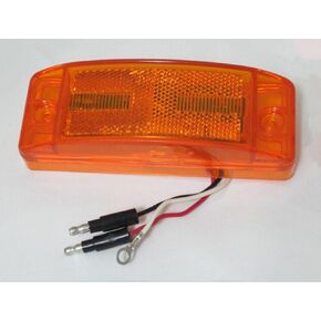 M20330Y 2 X 6 8 LED Amber Marker Reflective Auxiliary Turn Clearance Light Truck Trailer in Saudi Arabia