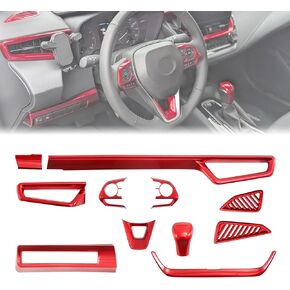 11PCS Center Console Cover Trim Compatible with Toyota Corolla 2020-2025, Fit for Corolla Hatchback 2019-2025 in Saudi Arabia