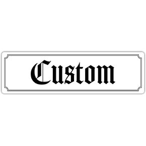 Custom EZ-GO TXT Decal Badge Replacement Emblem for EZ-GO TXT Golf Cart - Personalized Text - Multiple Color Options - Old English Design - Made in The USA - Size 9.25" x 2.7" in Saudi Arabia