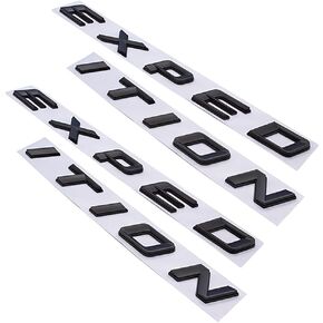 2pcs Front Hood Expedition Letters Emblem Badge Nameplate Compatible with 2018-2022 Expedition (Matte Black) in Kuwait