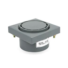 KH-403-2/HRB-P80 Four Square Alarm Buzzer Speaker AC220v DC24v Humming Sound(Dc24v(beep) kh-403-2yellowgreen) in Saudi Arabia