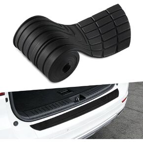 Car Rear Bumper Protector, Rear Bumper Guard, 41 x 3.4 Inch Anti-Scratch Rubber Vehicle Trunk Door Entry Guard, Automotive Interior Trunk Protection Strip Accessories for SUV Sedan Truck in Kuwait