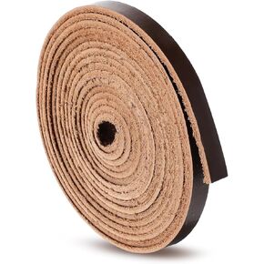 78.7 Inches Flat Leather Strap for Crafts, 1/4 Inch Wide Leather Strips for DIY Art & Craft Projects Furniture Handles Bag Straps, 2mm Thick (Brown) in Saudi Arabia