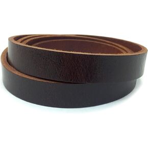 SLC Buffalo Leather Strips (3/4", Antique Mahogany) in Saudi Arabia