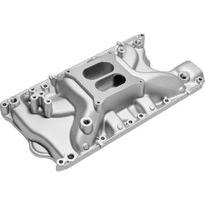84023 Intake Manifold Dual Plane Aluminum Compatible with Ford Small Block 5.8L V8 F-150 F-250 Bronco Mustang Econoline LTD Torino Thunderbird Cougar Marquis 1969-1997 SBF 351W 1,500-6,800 RPM in Saudi Arabia