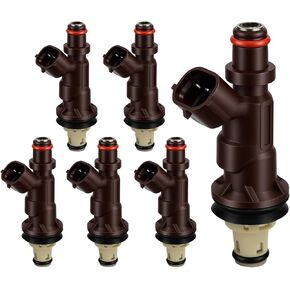 1999-2004 6Pcs Fuel Injectors Compatible for Toyota 4Runner 1999-2002 Tacoma 1999-2004 Tundra 2000-2004, 3.4L V6 Replace 2320962040 23250-62040 2172933 in Saudi Arabia