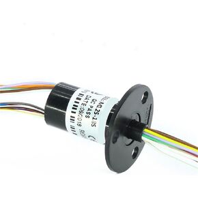 Conductive Slip Ring 6/12/18/24 Wires 1.5A Outer Diameter 12.5mm Low Current Slip Ring Spare Part Type A Flange(18CH 1.5A) in Saudi Arabia