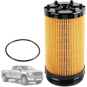 6.7 Cummins Fuel Filter & Water Separator Set for 2025-2026 RAM 2500/3500/4500/5500 6.7L Diesel Engines – Replaces 68677800AA, 68677810AA, Includes Oil Filter Bundle (3 PACK) (3 PACK) in Saudi Arabia