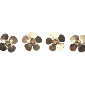 1/350 Brass Propeller for RC Warship Models – Missouri Or Bismarck Scale Upgrade Parts – Tin-Welded Metal Prop for Realistic Ship Modeling(1/350 Missouri Powder) in Saudi Arabia