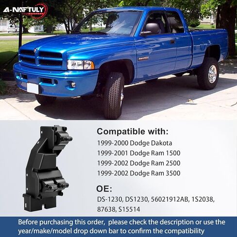 Driver Side Master Power Window Switch Replacement fits for 1999-2001 Dodge Ram 1500, 1999-2002 Ram 2500 3500, 1999-2000 Dodge Dakota, Front Left Driver Side Window Switch, 56021912AA in Kuwait