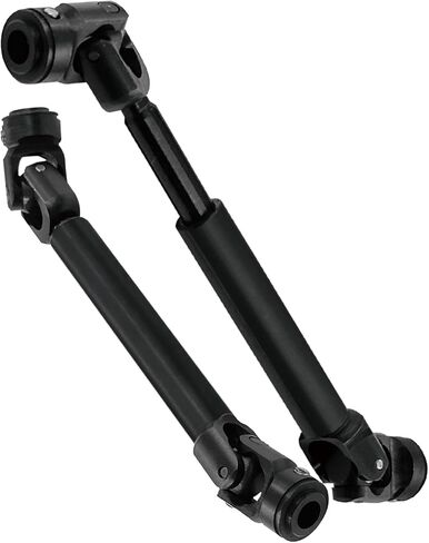 Universal Driveshaft Upgrades Part for 1/10 SCX10 II Red cat D90 Gen7/Pro RC 4WD GEN8 SCX10 2,Harden Steel #45 2pcs RC Drive Shafts(95-137MM) Hops up,Black in Kuwait