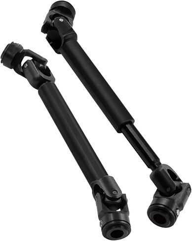 Universal Driveshaft Upgrades Part for 1/10 SCX10 II Red cat D90 Gen7/Pro RC 4WD GEN8 SCX10 2,Harden Steel #45 2pcs RC Drive Shafts(95-137MM) Hops up,Black in Kuwait