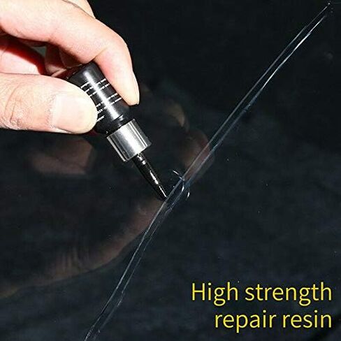 Windshield Crack Repair Kit,5 Bottles,2026 Upgrade Nano Glass Repair Liquid for Cracks & Chips,Cracks Gone Glass Remover Fluid for Quick Fix Windshields,Windows,Mirrors(Black in Saudi Arabia