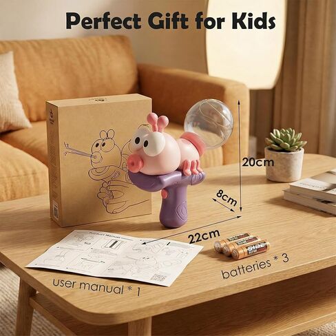 Pink Electric Water Gun for Kids Ages 8-12, Automatic Water Blaster with Unique Ant-Shaped Design, Outdoor Summer Pool Toys Squirt Gun for Boys and Girls in Saudi Arabia