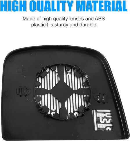 Compatible with Chevrolet Chevy Express GMC Savana 2500 Van 2008-2021, Upper Driver Left Side Mirror Glass, Heated Rear View Mirror with Backing Plate in Saudi Arabia