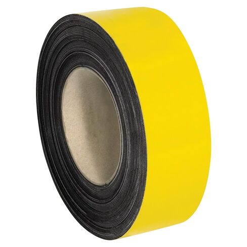 Aviditi 2 Inch x 50 Feet, Flexible Write On Magnetic Roll, Yellow, for Labeling, Organization, Crafts, DIY Projects (1 Roll) in Saudi Arabia