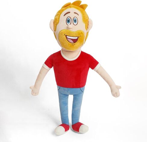 Steve and Maggie Plush Toys, for Children 1 Year and Up, Soft Bird and Character Plush Toy, Interactive Learning Toy for Dress-Up, Nursery Rhymes, and Bedtime Stories (2-in-1) in Kuwait