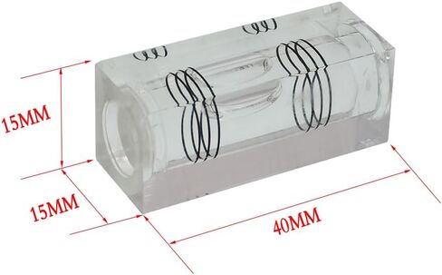 The Yan HeHigh precision mini level bubble, mini level bubble, three line level ball, level ruler, household level magnetic 4PCS (40x15x15mm brown） in Saudi Arabia
