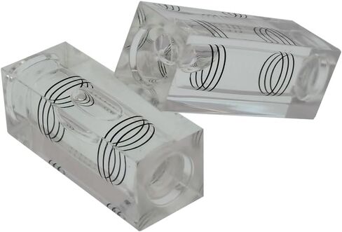 The Yan HeHigh precision mini level bubble, mini level bubble, three line level ball, level ruler, household level magnetic 4PCS (40x15x15mm brown） in Saudi Arabia