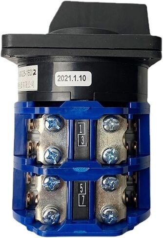 LW26-160A Rotary Cam Switch Two Pole 8-Terminal Dual Power Control Multi Position 160A 690VYMW26-160/2(0-1-2-3-4) in Saudi Arabia