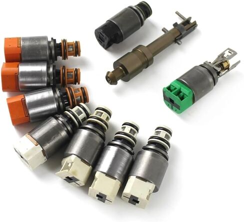 10PCS Refurbishment 8 Speed Transmission Solenoid Valve Kit 8HP45 8HP45X 8HP70 8HP75X 8HP90 Compatible With Compatible With BMW Mechatronics Engine Car in Kuwait