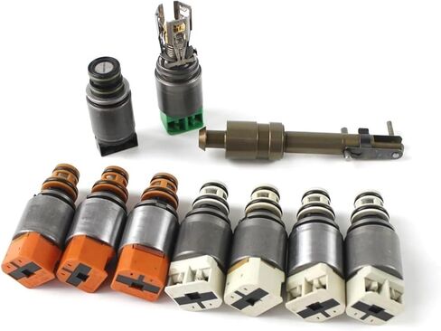 10PCS Refurbishment 8 Speed Transmission Solenoid Valve Kit 8HP45 8HP45X 8HP70 8HP75X 8HP90 Compatible With Compatible With BMW Mechatronics Engine Car in Kuwait