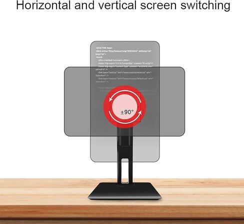 Single Monitor Mount, Single LCD Computer Monitor Free-Standing Desk Stand for 10 Inch to 27 Inch Computer Screen, Holds Up to 8kg/17.6 Lbs in Kuwait
