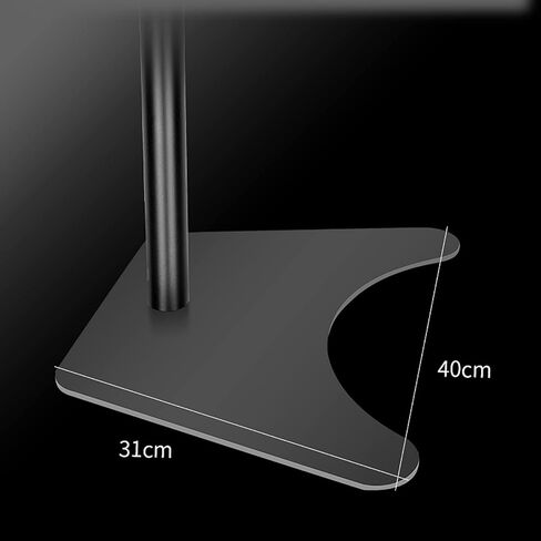 Single Monitor Stand Mount, Computer Monitor Stand for Screen Up to 40 Inch, Monitor Mount Hold Up to 25kg/55 Lbs, Black in Kuwait