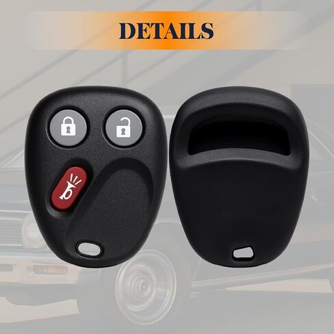 Keyless Entry Car Key Fob Replacement for 2003-2007 Chevy Chevrolet Silverado Tahoe Avalanche Equinox SSR Suburban/GMC Sierra Yukon/Cadillac Escalade/Hummer H2 for LHJ011 (2 Pack) in Saudi Arabia