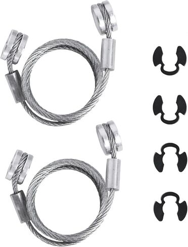 2PCS Upgraded Hood Strut Control Cable for HLK2047 Compatible with 1987-2010 Peterbilt 357 375 377 378 379 Replaces L92-6000-0718, 924-5402 Parts in Saudi Arabia