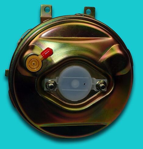 Auto City Classic Reproduction 9" power brake booster Fits Compatible with 1963-1967 Corvette Yellow Anodized in Kuwait
