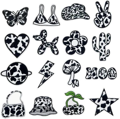 Woohome 25 PCS Iron on Patches Mixed Rockets Appliques Stickers, Embroidered Decorative Patches Applique Kit for Cloth Backpacks Jeans Coats in Kuwait