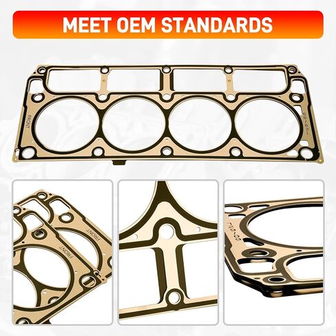 Racing MLS LS3 Cylinder Head Gasket Pair Compatible with Chevy GMC Cadillac Pontiac Saab 6.0L 6.2L LS Engines - L99 L76 L77 LS2 LQ4 LQ9 L92 L96 L94 L9H in Saudi Arabia