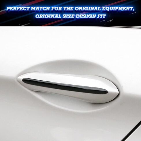 x xotic tech 4pcs Sporty Black Exterior Door Handle Strip Cover Trim Compatible with BMW 5 Series F10 F11 F18 F07 2011-2017 in Kuwait