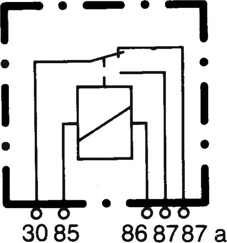 HELLA 933332361 12V, 5 Pin, Mini ISO Relay with Bracket in Kuwait