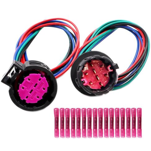 Headlights Connector Compatible with Dodge Dart. 2013-2016. 68085140AF Plug Pigtail Harness Wiring Male & Female in Kuwait