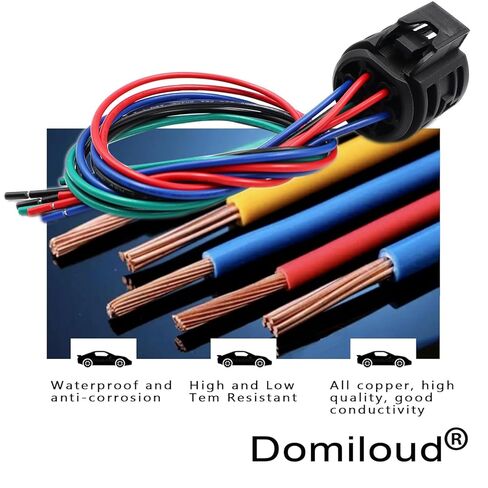 Headlights Connector Compatible with Dodge Dart. 2013-2016. 68085140AF Plug Pigtail Harness Wiring Male & Female in Kuwait