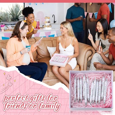 Tenceur 24 Pcs Love in Bloom Bridal Shower Ballpoint Pens Bulk Wildflower Wedding Shower Pen Gift for Mr and Mrs Floral Engagement Wedding Bachelorette Party Decor Supplies in Kuwait