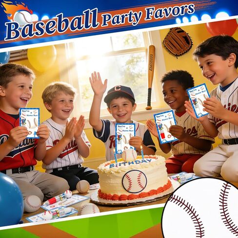 Mepmela Baseball Team Gifts for Players, 24 Pack Multicolor Pens with Motivational Cards, Baseball Party Favors Goodie Bag Fillers End of Season Team Gifts Summer Camp Rewards in Saudi Arabia