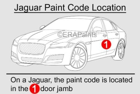 Compatible With 2004 Jaguar Zircon Blue (JHV, 1927) Factory Matched Ultra Premium Single Stage Aerosol Gloss - Touch Up Paint Kit MADE IN THE USA in Kuwait