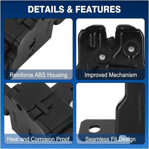 Car Boot Locking for 1 Series F20 F21 2010-2015 for I3 2013-2017 Rear Trunk Boot Lid Lock Latch 4 Pins 7248075 51247248075 in Kuwait