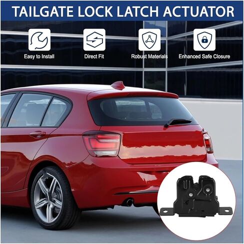 Car Boot Locking for 1 Series F20 F21 2010-2015 for I3 2013-2017 Rear Trunk Boot Lid Lock Latch 4 Pins 7248075 51247248075 in Kuwait