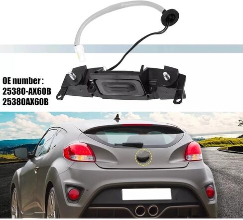 Rear Tailgate Latch Compatible with Nissan for Micra 2002-2010 25380-AX60B 25380AX60A Car Tailgate Boot Lid Opening Switch Trunk Door Latch Opener Button in Kuwait