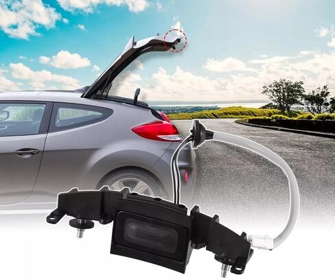 Rear Tailgate Latch Compatible with Nissan for Micra 2002-2010 25380-AX60B 25380AX60A Car Tailgate Boot Lid Opening Switch Trunk Door Latch Opener Button in Kuwait