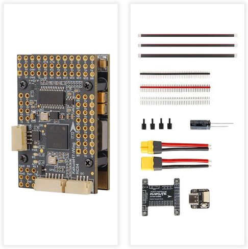 HolyBro Kakute H743 Wing INAV Ardupilot Flight Controller Advanced 3-8S LiPo Compatible, Dual Firmware Support for RC Airplane, Fixed-Wing Drones & DIY Projects (With Pin Header, Professional Grade) in Kuwait