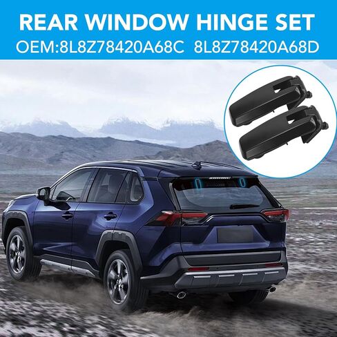 Rear Window Liftgate Glass Hinge Set Compatible with 2008-2012 Ford Escape/2008-2011 Mercury Mariner/2008-2011 Mazda Tribute Replaces 8L8Z78420A68D 8L8Z78420A68C 924-123 in Saudi Arabia