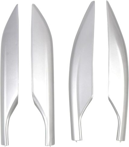 ITrims Roof Rails Rack End Cover for Nissan Rogue X-Trail 2014-2021 Exterior Car Accessories Roof Rack Cover Cap Shell Replacement ABS Silver 4PCS(Only fit for JP-Made Original Factory Luggage Rack) in Kuwait