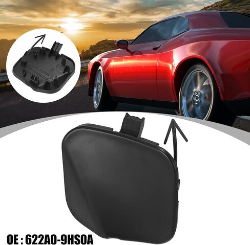 X AUTOHAUX أسود الجبهة اليمنى الوفير سحب هوك سحب غطاء العين غطاء استبدال 622A0-9HS0A لنيسان ألتيما 2016-2018 in Kuwait