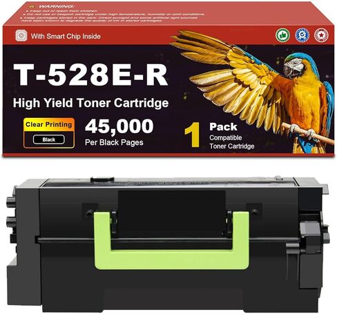 Compatible Toner Cartridge T-528E-R T 528E-R T528ER, for Toshiba E-Studio 528P Printers, 45,000 Page Yield, High Speed Printing with Low Energy Consumption 1-Pack in Saudi Arabia